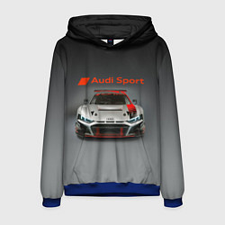 Толстовка-худи мужская Audi sport - racing car - extreme, цвет: 3D-синий