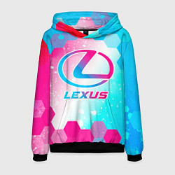 Мужская толстовка Lexus neon gradient style