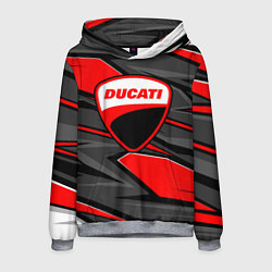 Мужская толстовка Ducati - red stripes