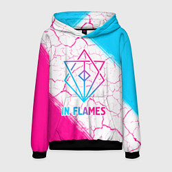 Мужская толстовка In Flames neon gradient style