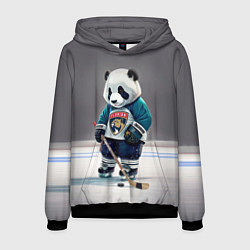 Толстовка-худи мужская Panda striker of the Florida Panthers, цвет: 3D-черный