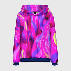Мужская толстовка Pink blue texture