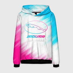 Мужская толстовка Jaguar neon gradient style