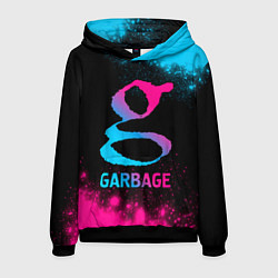 Мужская толстовка Garbage - neon gradient