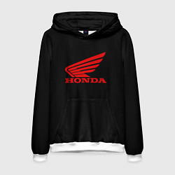 Толстовка-худи мужская Honda sportcar, цвет: 3D-белый