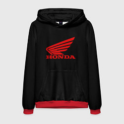 Толстовка-худи мужская Honda sportcar, цвет: 3D-красный