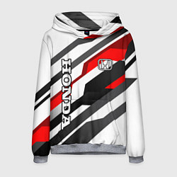 Мужская толстовка Honda - red and white