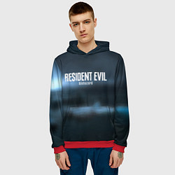 Толстовка-худи мужская Umbrella resident evil, цвет: 3D-красный — фото 2