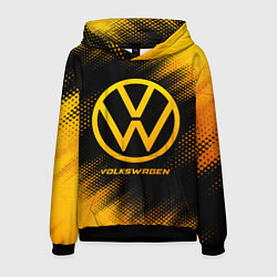 Мужская толстовка Volkswagen - gold gradient