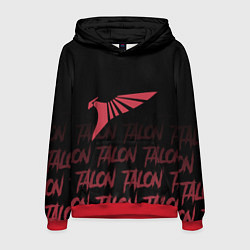 Толстовка-худи мужская Talon style, цвет: 3D-красный