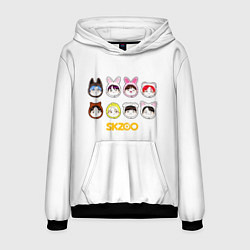 Толстовка-худи мужская Skzoo все вместе, цвет: 3D-черный