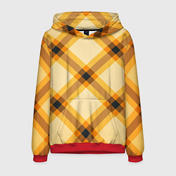 Мужская толстовка Желтая шотландская клетка