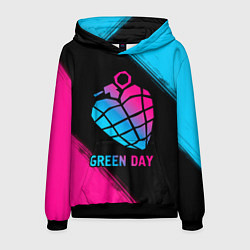 Мужская толстовка Green Day - neon gradient