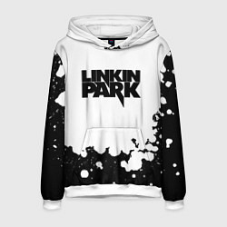 Толстовка-худи мужская Linkin park black album, цвет: 3D-белый