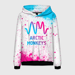 Мужская толстовка Arctic Monkeys neon gradient style