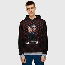 Толстовка-худи мужская Depeche Mode - Dave Martin memento mori tour, цвет: 3D-меланж — фото 2