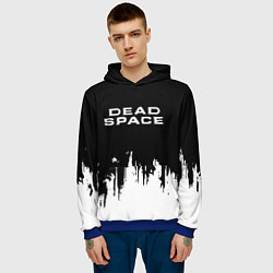Толстовка-худи мужская Dead Space монстры космоса, цвет: 3D-синий — фото 2