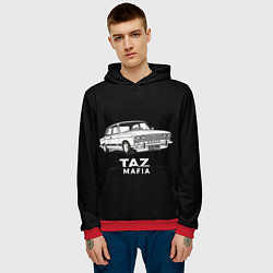 Толстовка-худи мужская TAZ Mafia, цвет: 3D-красный — фото 2