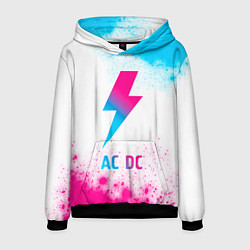 Мужская толстовка AC DC neon gradient style