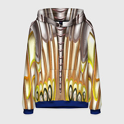Мужская толстовка Абстрактный рисунок по мотивам крыла бабочки
