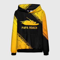 Мужская толстовка Papa Roach - gold gradient