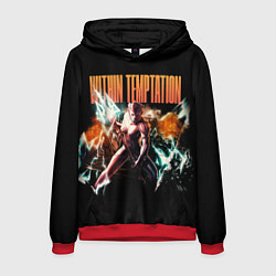 Мужская толстовка Within Temptation the fire within