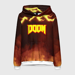 Мужская толстовка Doom storm огненное лого