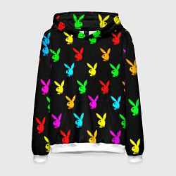Мужская толстовка Playboy pattern неон
