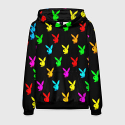 Мужская толстовка Playboy pattern неон