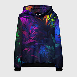 Мужская толстовка Абстрактный камуфляж в кислотных абстрактных пятна