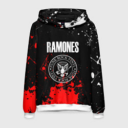 Мужская толстовка Ramones краски метал группа
