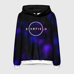 Мужская толстовка Starfield тёмное небо из игры