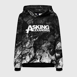 Толстовка-худи мужская Asking Alexandria black graphite, цвет: 3D-черный