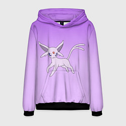 Мужская толстовка Espeon Pokemon - розовая кошка покемон