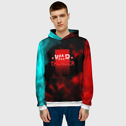 Толстовка-худи мужская Watyhunder online flame, цвет: 3D-белый — фото 2