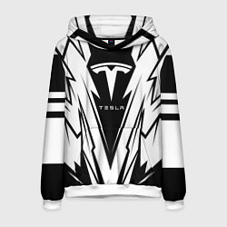 Мужская толстовка Tesla - black and white