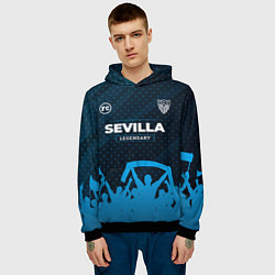Толстовка-худи мужская Sevilla legendary форма фанатов, цвет: 3D-черный — фото 2