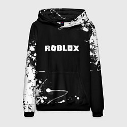 Мужская толстовка Roblox текстура краски белые