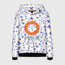 Мужская толстовка Portal logo pattern steel