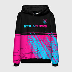 Мужская толстовка AEK Athens - neon gradient посередине