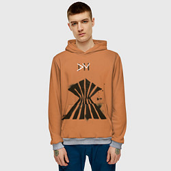 Толстовка-худи мужская Depeche Mode a broken frame, цвет: 3D-меланж — фото 2