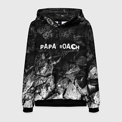 Толстовка-худи мужская Papa Roach black graphite, цвет: 3D-черный
