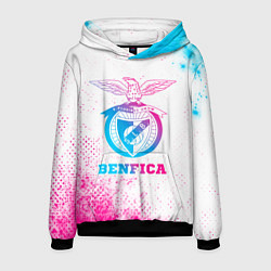 Мужская толстовка Benfica neon gradient style