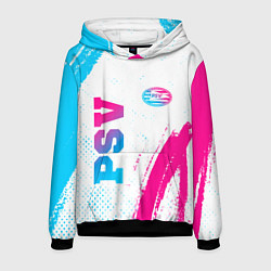 Мужская толстовка PSV neon gradient style вертикально