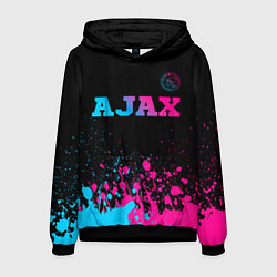 Мужская толстовка Ajax - neon gradient посередине