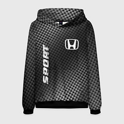 Толстовка-худи мужская Honda sport carbon, цвет: 3D-черный