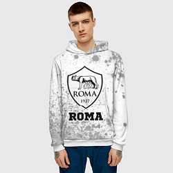 Толстовка-худи мужская Roma sport на светлом фоне, цвет: 3D-белый — фото 2