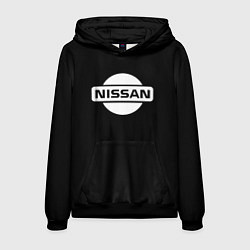 Мужская толстовка Nissan logo white