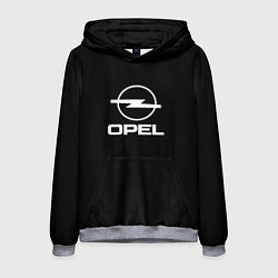 Мужская толстовка Opel logo white