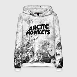 Толстовка-худи мужская Arctic Monkeys white graphite, цвет: 3D-белый